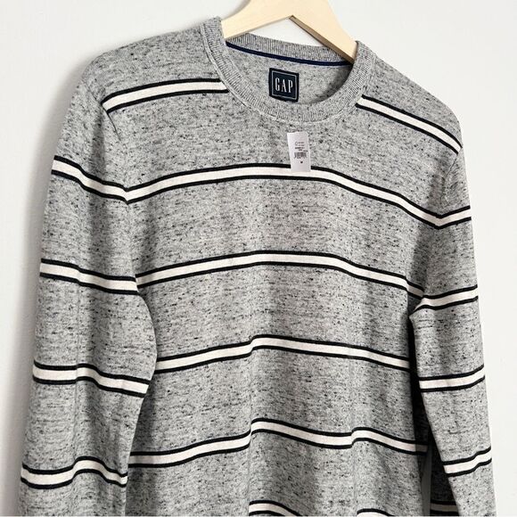 Gap Mainstays stripe crew neck sweater - Picture 3 of 6